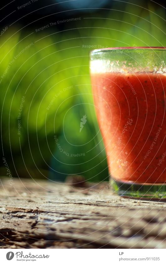 Gazpacho im Garten Lebensmittel Gemüse Suppe Eintopf Kräuter & Gewürze Ernährung Mittagessen Abendessen Büffet Brunch Picknick Bioprodukte