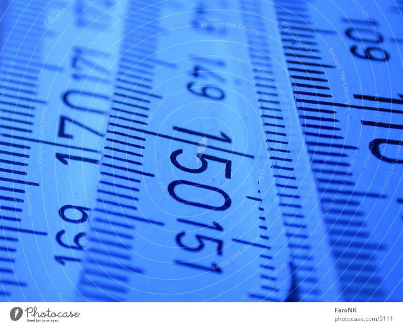 1,50 Ziffern & Zahlen Meter Zollstock Makroaufnahme Nahaufnahme