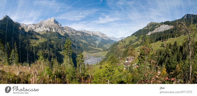 Tschingel - Kiental Ferien & Urlaub & Reisen Ausflug Ferne Sommer Sommerurlaub Berge u. Gebirge wandern Natur Landschaft Herbst Schönes Wetter Alpen Gipfel See