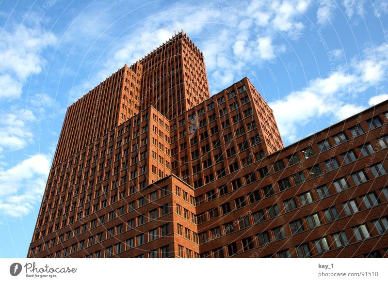 Treppenhaus Potsdamer Platz Haus Hochhaus Bürogebäude Fenster Deutschland Skyline Berlin Hauptstadt building