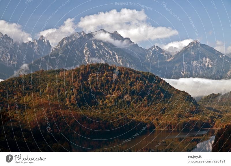 schönes Deutschland Ferien & Urlaub & Reisen Tourismus Ausflug Abenteuer Ferne Freiheit Berge u. Gebirge Natur Landschaft Wolken Herbst Klima Klimawandel Wetter