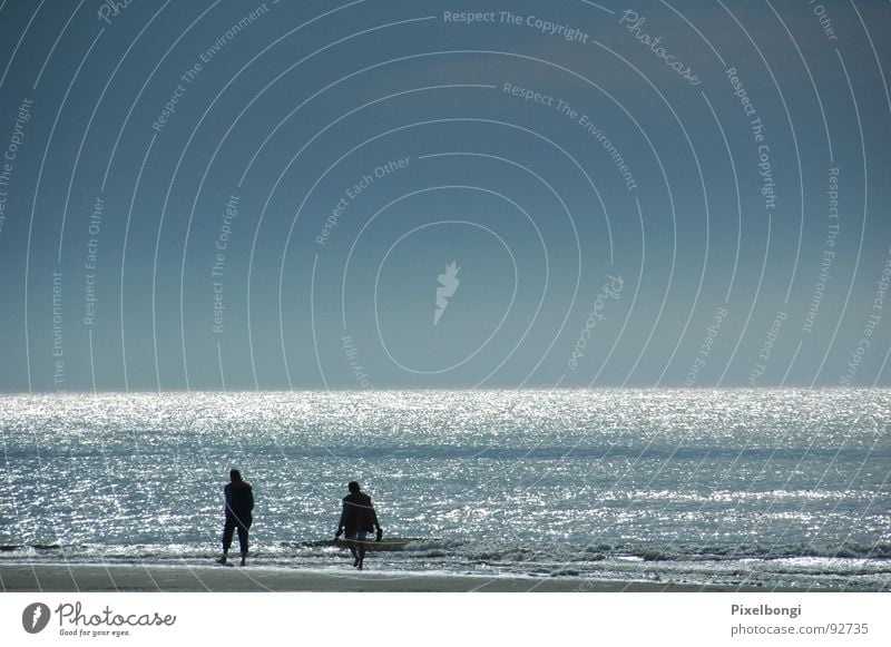 Fernweh Strand Abenddämmerung Niederlande Meer ruhig Ferne Spaziergang Freiheit Texel