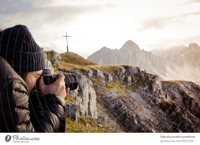 Fotografen- glück. harmonisch Wohlgefühl Zufriedenheit Sinnesorgane Erholung Freizeit & Hobby Ferien & Urlaub & Reisen Ausflug Abenteuer Ferne Freiheit maskulin