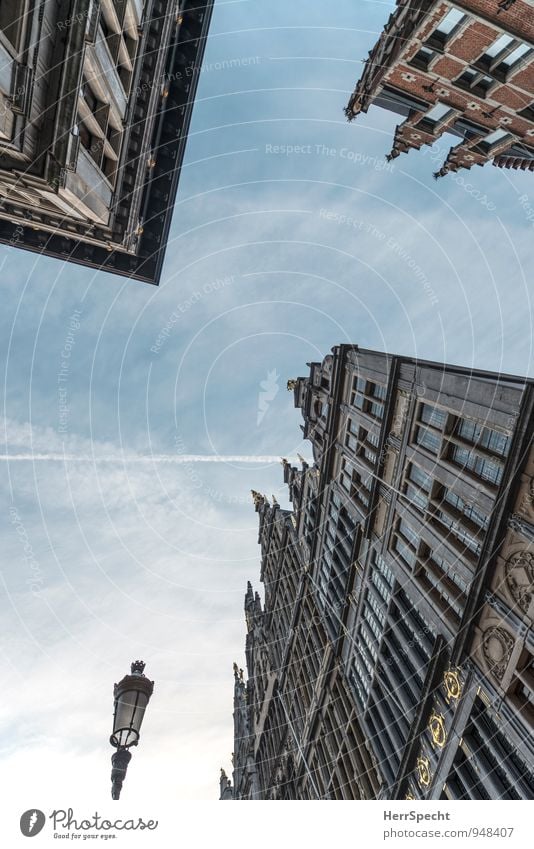 Skyscraper Ferien & Urlaub & Reisen Tourismus Ausflug Sightseeing Städtereise Antwerpen Belgien Stadt Stadtzentrum Altstadt Haus Marktplatz Rathaus Bauwerk