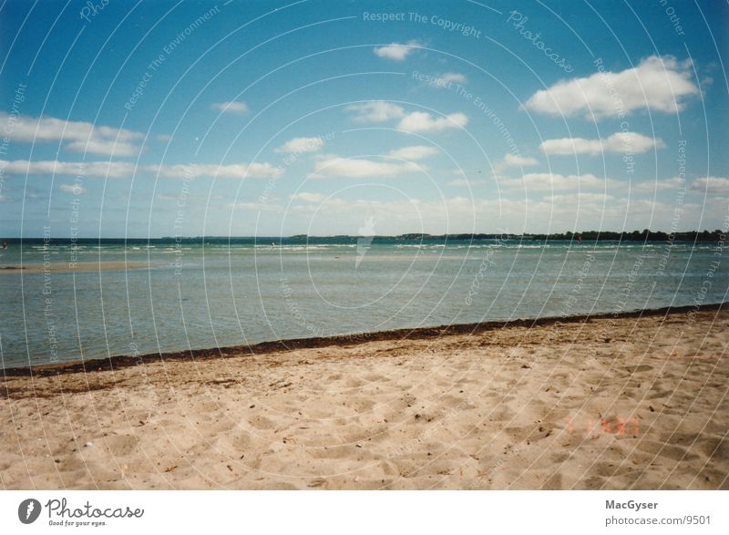 ostsee-feeling flach Ebbe Wolken Wasser Deutschland