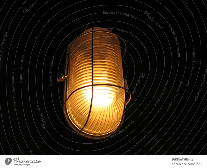 saunalicht_#1 Licht gelb Lagerlicht Glühbirne Elektrisches Gerät Technik & Technologie gold Vor dunklem Hintergrund Saunalicht