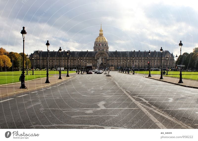 Hôtel des Invalides Ferien & Urlaub & Reisen Tourismus Sightseeing Architektur Paris Hauptstadt Stadtzentrum Kirche Dom Palast Bauwerk Gebäude Fassade