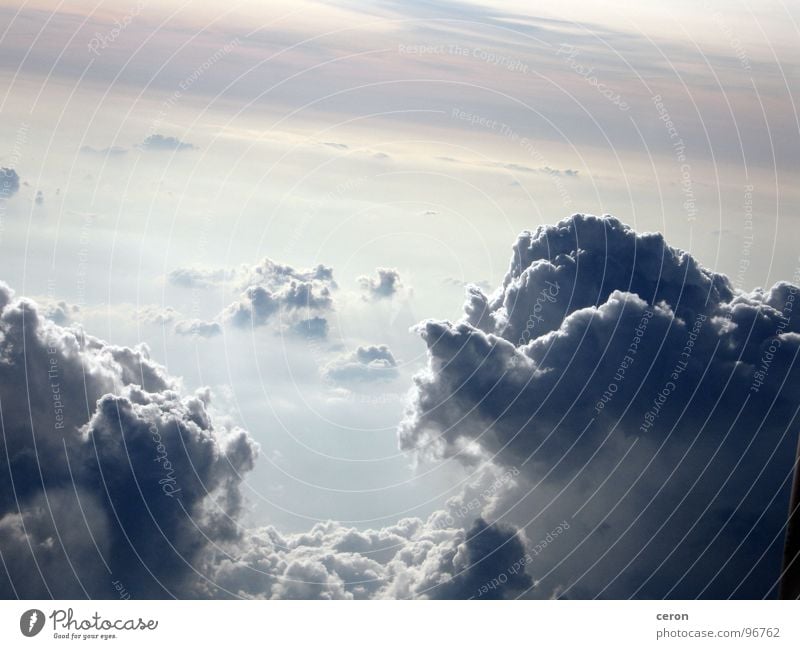 die Ruhe vor dem Sturm Wolken träumen Europa Himmel Gewitter Freiheit in der luft