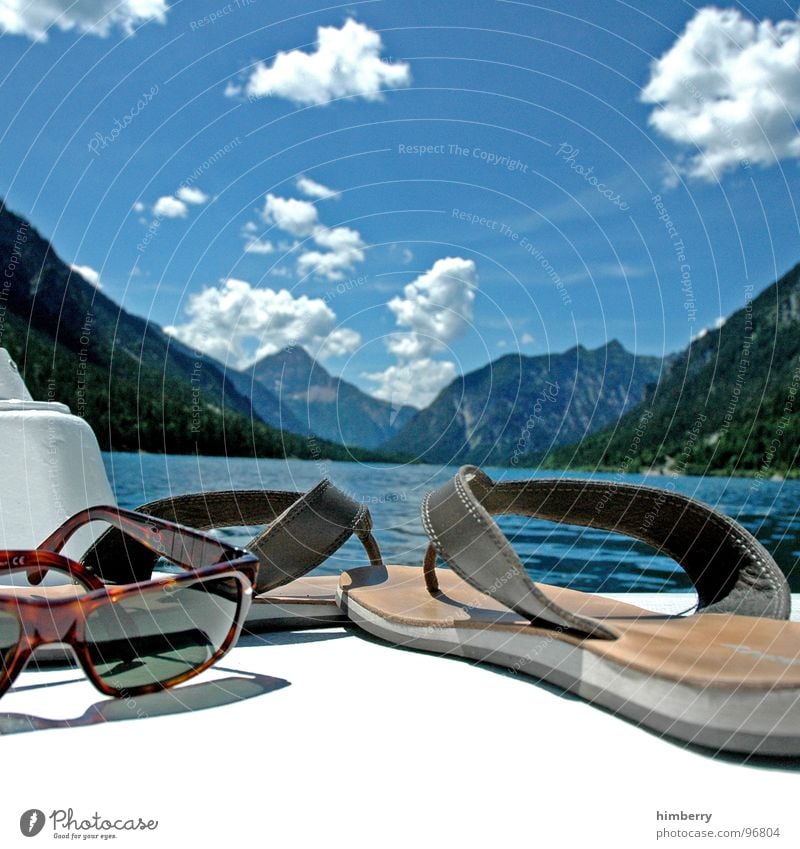 refresh royal VII See Brille Sonnenbrille Freizeit & Hobby Wolken Wasserfahrzeug Sommer Flipflops Spielen Berge u. Gebirge Himmel Schwimmen & Baden