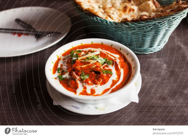 Tikka Masala Lebensmittel Fleisch Joghurt Teigwaren Backwaren Suppe Eintopf Ernährung Abendessen Bioprodukte Teller Schalen & Schüsseln Besteck Billig gut