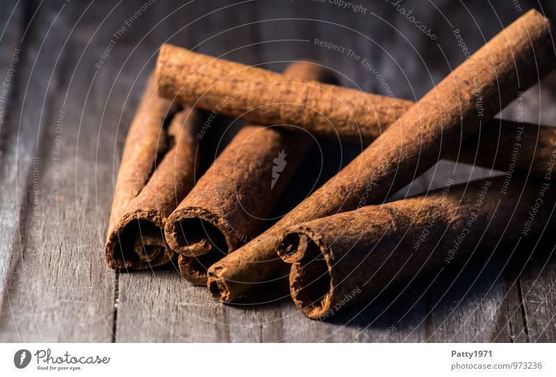 Zimtstangen Lebensmittel Kräuter & Gewürze Kaneel Ernährung Weihnachten & Advent Duft exotisch lecker braun Farbfoto Nahaufnahme Menschenleer