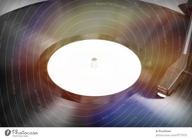 Langspielplatte Stil Musik Club Disco Diskjockey Fortschritt Zukunft High-Tech Schallplatte Feste & Feiern rund Erotik schwarz Stimmung Erholung