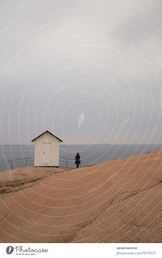 westkueste, schweden 1 Ausflug Meer Mensch Landschaft Erde Luft Wasser Frühling Sommer Herbst Felsen Küste Stein Denken Erholung genießen Blick stehen wandern