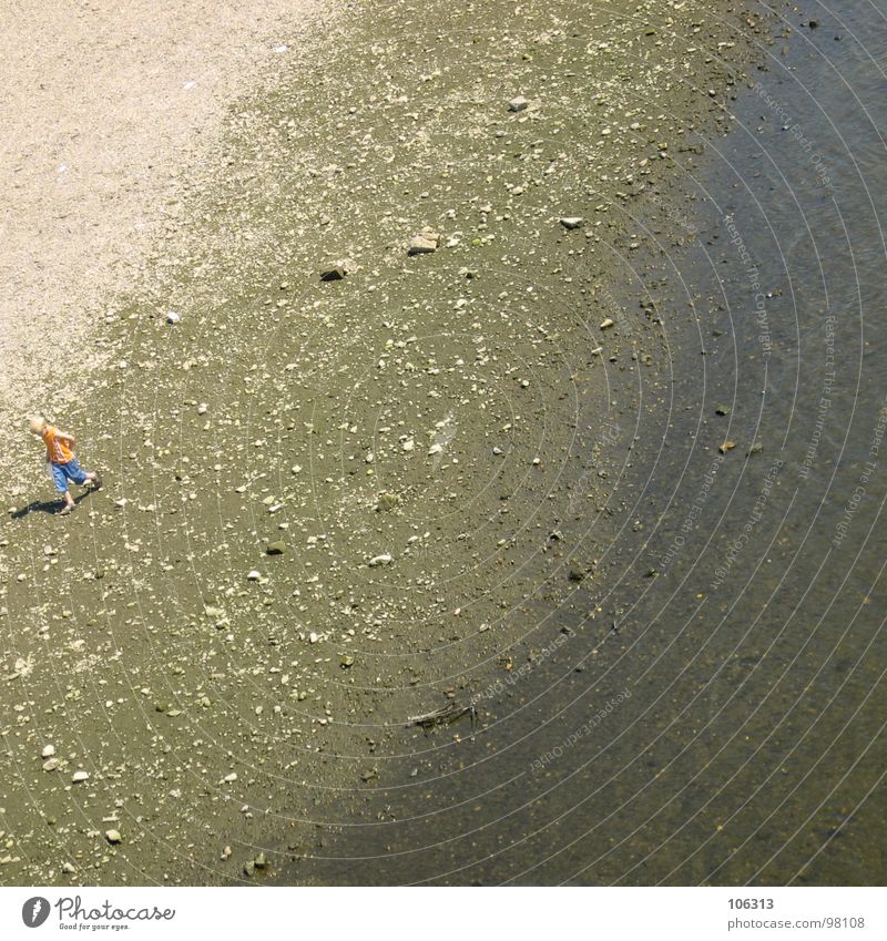 BEACH BOY Strand Küste Meer See Suche Spielen Spaziergang Stein Illusion Fluss laufen Wasser Sand beachboy