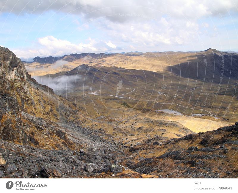 Huancayo Berge u. Gebirge Natur Pflanze Wasser Gras Hügel Schlucht See Stein Unendlichkeit natürlich huancayo Anden Peru Südamerika Hochebene junin Tal