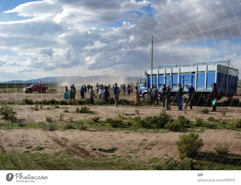 The Bolivian Surprise Abenteuer Südamerika tiefstehend lang Panne Lastwagen chaotisch Bolivien Licht Barriere Wut Ärger Wüste Ferien & Urlaub & Reisen Schatten