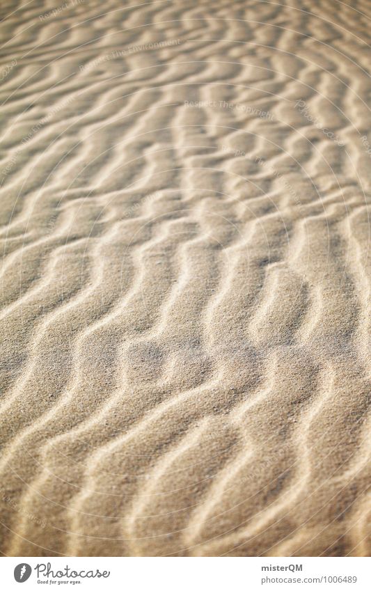 Blown away I Art Environment Nature Landscape Esthetic Contentment Sand Sanddrift Structures and shapes Desert Warmth Wind Colour photo Subdued colour