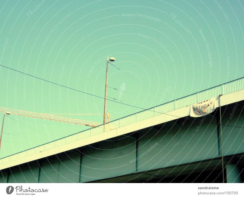 Happy Birthday Cologne Bridge Germany Sky driving