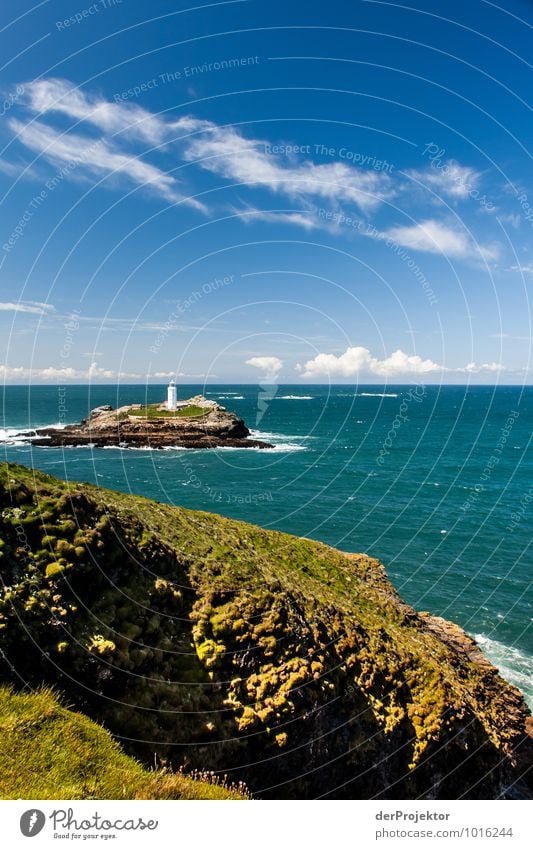 Lighthouse on island in Cornwall 2 Leisure and hobbies Vacation & Travel Tourism Trip Adventure Far-off places Freedom Sightseeing Summer vacation Environment