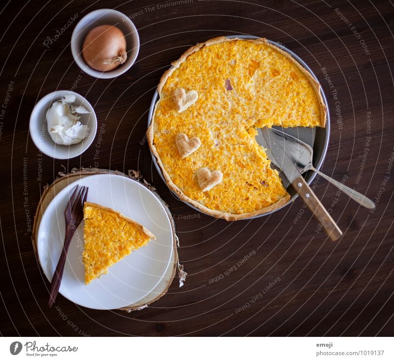 pumpkinwähe Vegetable Dough Baked goods Pumpkin time Nutrition Lunch Vegetarian diet Delicious Orange Colour photo Interior shot Deserted Neutral Background Day