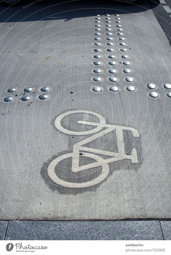 bicycle Bicycle Cycle path 8 Traffic infrastructure Signs and labeling