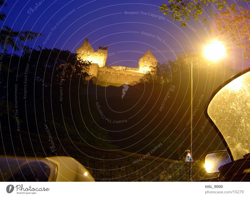 Edinburgh_1 Scotland Night Light Long exposure Historic Castle