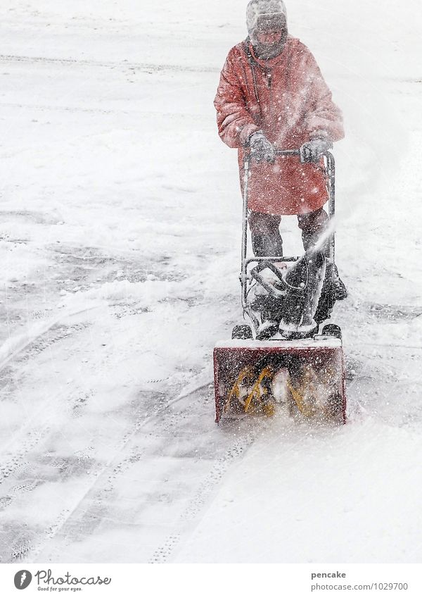 ...mill! Machinery Human being Androgynous Woman Adults Man Life 1 45 - 60 years Nature Elements Winter Bad weather Ice Frost Snow Snowfall Work and employment