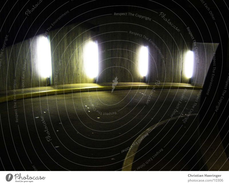 drive Highway ramp (entrance) Underground garage Parking garage Architecture