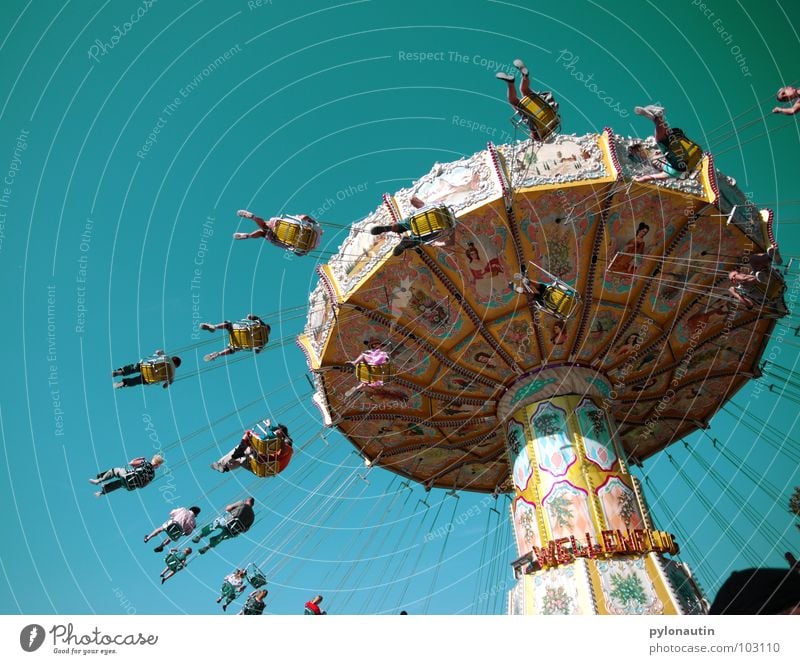 Kitsch Carousel 3 Fairs & Carnivals Rotate Playing chain carousel Sky Flying Joy D 80 Seating