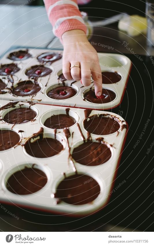 Preparing chocolat fondant Food Cake Dessert Candy Chocolate Chocolate cake chocolate fondant Lifestyle Elegant Style Joy Harmonious Leisure and hobbies