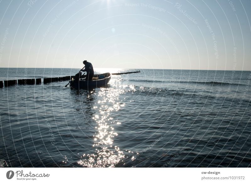 Watermark | The Fisherman Fishing (Angle) Aquatics Human being Masculine Man Adults Male senior Grandfather Senior citizen Life 1 45 - 60 years