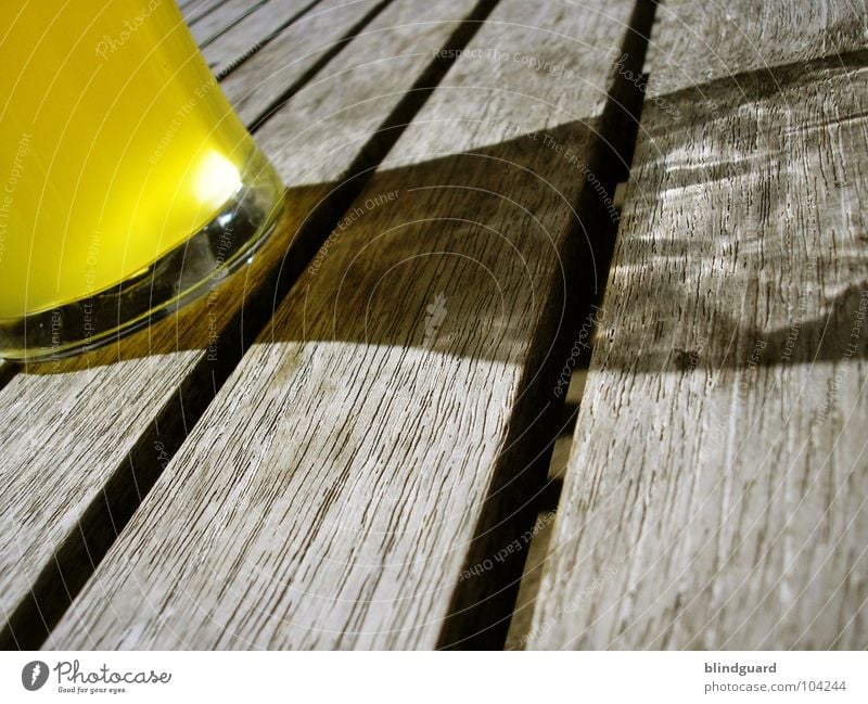 Farmer's breakfast - liquid Table Wood flour Lemonade Beer Weather Dark Rough Beverage Drinking Yellow Thread Gastronomy Restaurant Pub Sidewalk café Minimal