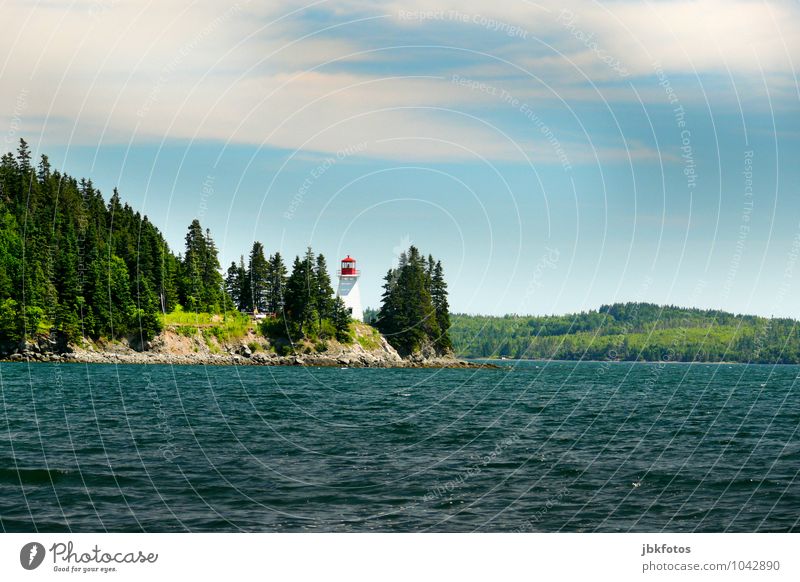 St. Peters, Cape Breton, lighthouse Environment Nature Landscape Plant Elements Water Sky Clouds Beautiful weather Tree Park Forest Hill Mountain Waves Coast