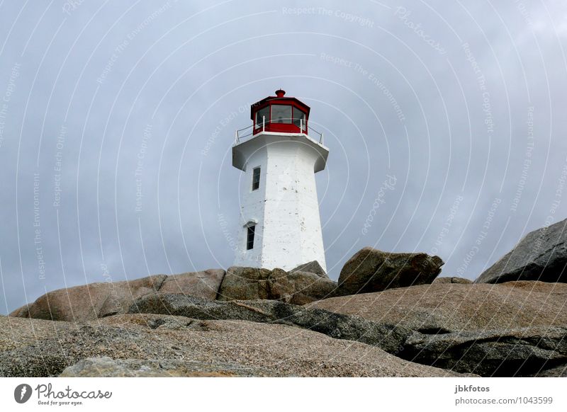 Peggy's Cove lighthouse Environment Landscape Elements Sky Horizon Rock Coast Lakeside Ocean Atlantic Ocean Tall Lighthouse