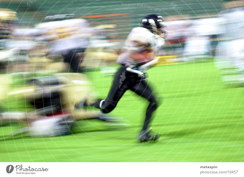 Fast Footballer American Football Speed Blur Ball sports Sports football Sportsperson Walking