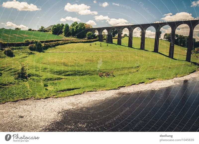 The grass is greener. Vacation & Travel Trip Adventure Far-off places Sightseeing Summer Summer vacation Sun Hiking Landscape Clouds Spring Beautiful weather