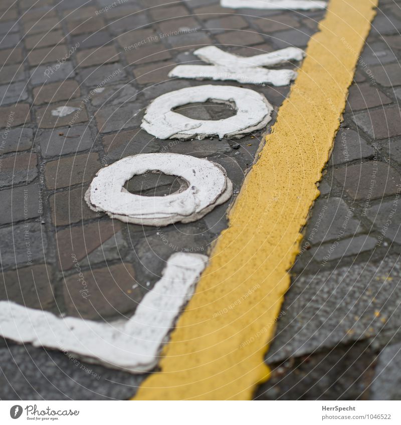 Attention Level London Road traffic Pedestrian Street Characters Signage Warning sign Road sign Yellow White Signs and labeling Paving stone Ground markings