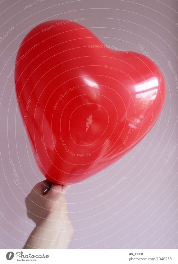 big love Feasts & Celebrations Valentine's Day Mother's Day Wedding Birthday Parenting partnership brokerage Hand Balloon Plastic Sign Heart Glittering Round