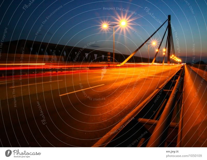 200 ...on the freeway. Radar station Speed control Energy industry Karlsruhe Germany Europe Bridge Transport Traffic infrastructure Road traffic Motoring Street