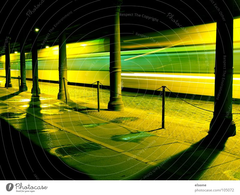 tutu nana Yellow Green Rod Aspire Tram Pedestrian Puddle Banana Long exposure Speed Driving Night Dresden Neustadt Bridge woodm forest Column Street