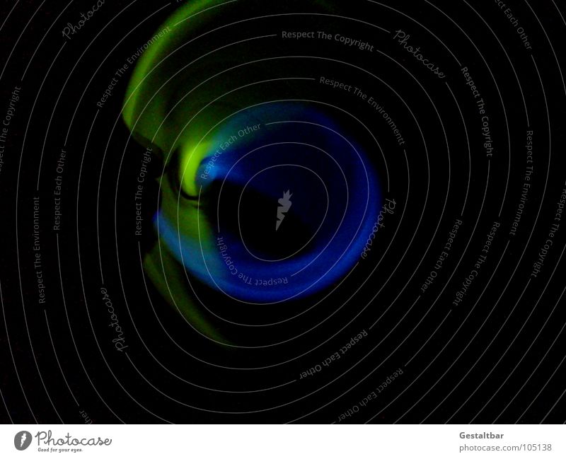 Night light show Dark Light Circle Green Yellow Neon light Formulated Joy Movement Blur Lamp Blue Funny