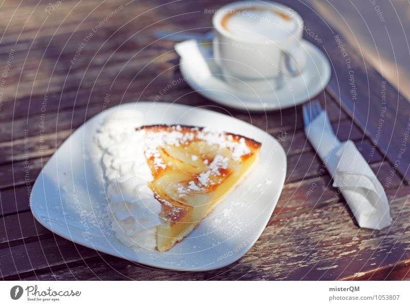 Homemade cake. Food Nutrition Breakfast Esthetic Coffee Coffee cup To have a coffee Coffee break Cake Breakfast table Delicious Majorca Unhealthy Alluring