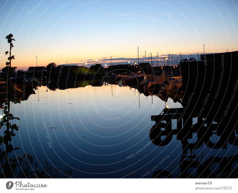 port atmosphere in sweden Dusk Sailboat Footbridge Bohuslän Ocean Sunset Europe Sweden Harbour Hunnebo beach Water