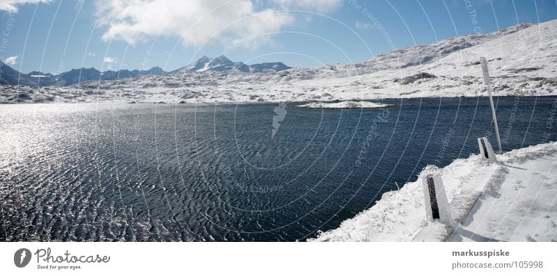 mountain lake Cold Glacier Dark Primitive times Eternity Frozen Valley glacier Austrian Alps Switzerland Massive Lake Ice Snow Crystal structure Hollow Bright