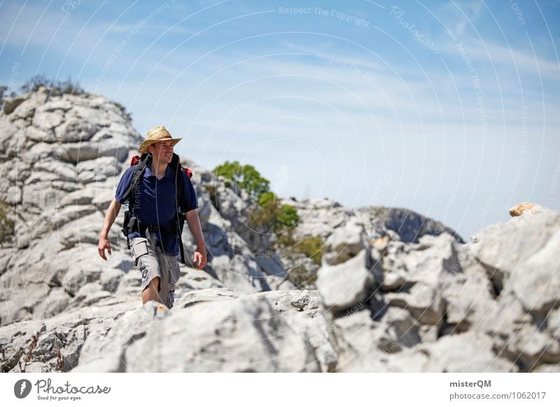 mountain chain. Environment Nature Landscape Beautiful weather Adventure Esthetic Contentment Loneliness Uniqueness Joie de vivre (Vitality) Power Hiking