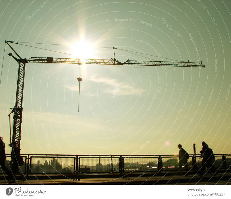 fast, loud & smelly White Yellow Corner Wall (building) Crane Sunshield Glare effect Clouds Sightseeing Art Interesting Landmark Symbols and metaphors Warped