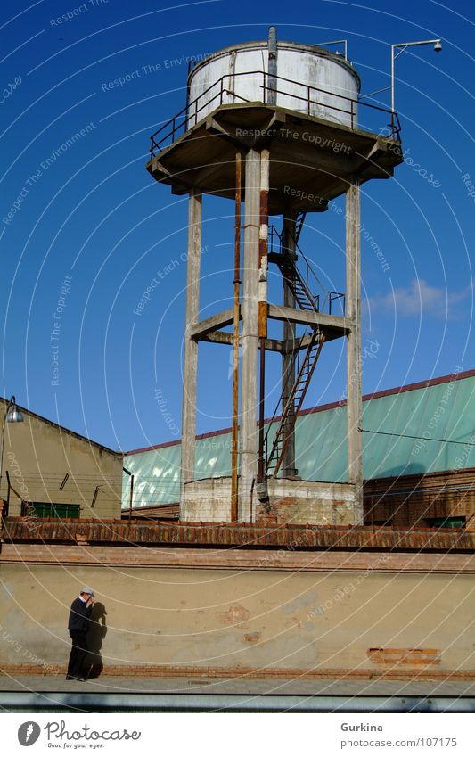 Sin titulo Silo Sky Summer Derelict walk sun water old Wall (barrier)