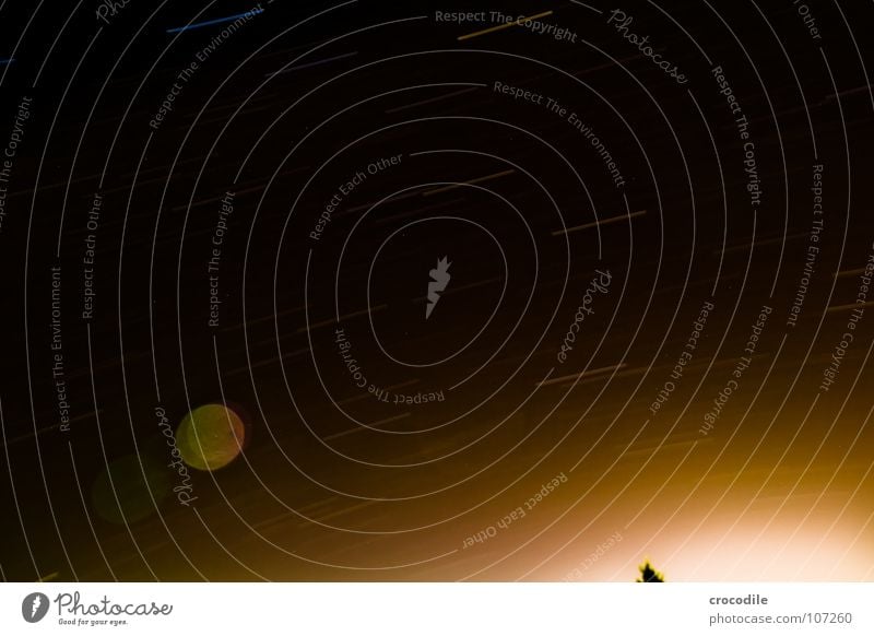 star orbits Comet Long exposure Romance Diffused light Dark Night Tripod Milky way Planet Autumn Sky Earth earth rotation Movement Universe unexplored Sun Stars