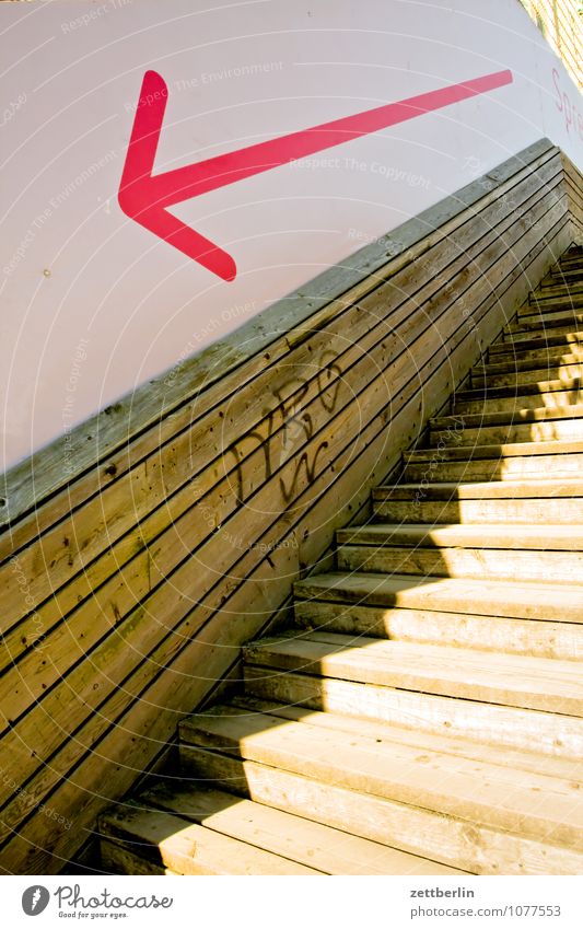 Arrow down left Downward Stairs Level Ascending Go up Descent Career Wood Wooden ladder Wall (building) Direction Orientation Navigation Signal Hip & trendy