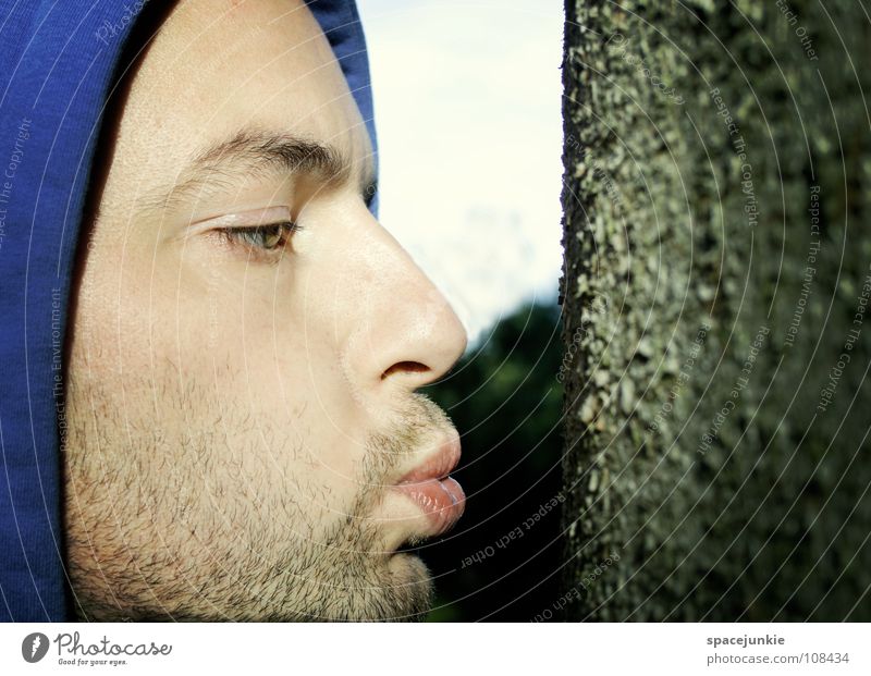 favourite tree Man Tree Wood Joy Tree trunk Nature Human being Structures and shapes